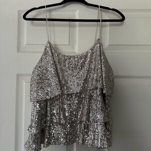 sequin express top